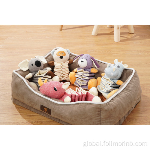 Puppy Stuffed Animals Activity soft Squeaky Stuffed Plush Dog chew toy Manufactory